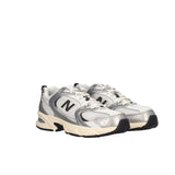 530 Sneakers Uomo Bianche e Argento