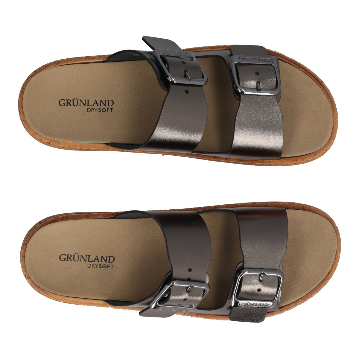 MOLL Ciabatte Comfort Donna Grigie Scure