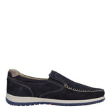 Mocassini Comfort Uomo Blu in Pelle