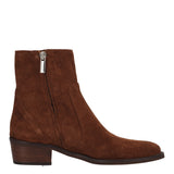 Stivalettii Donna Marroni in Pelle