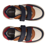 ECLYPER Sneakers Bianche Blu e Rosse
