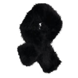 Collo pelliccia Donna Nero