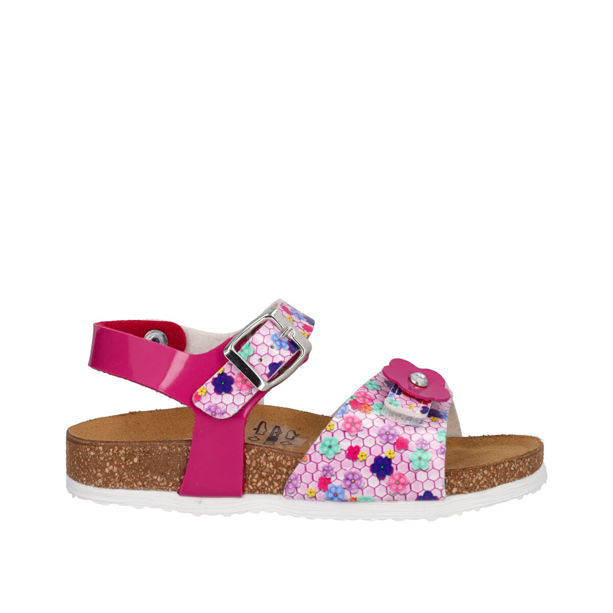 Sandali Bambina Fucsia-Glicine