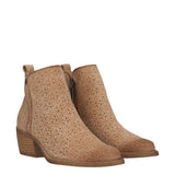 Stivaletti Donna Texani Beige