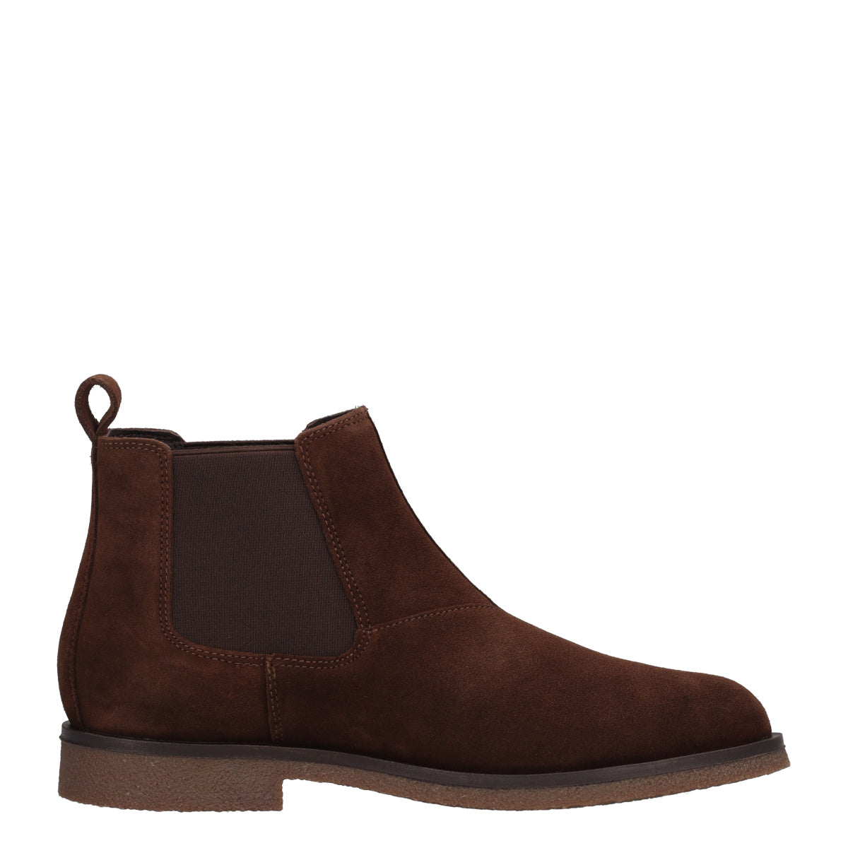 CLAUDIO Chelsea boot uomo in camoscio marrone