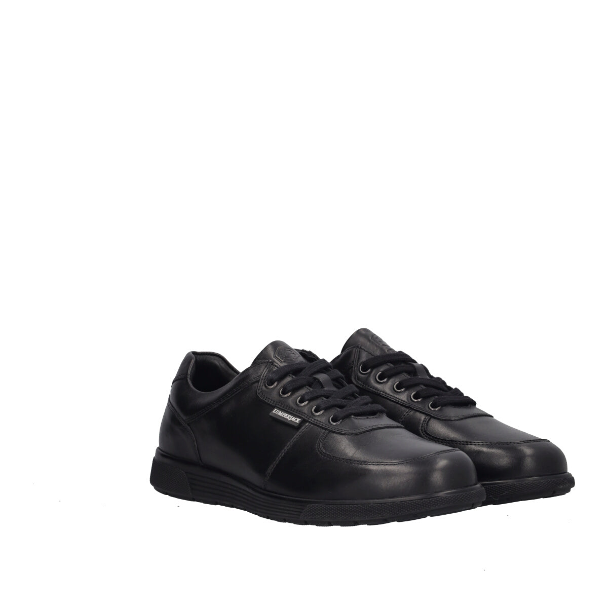 LUCAS Stringate Uomo Nere in pelle