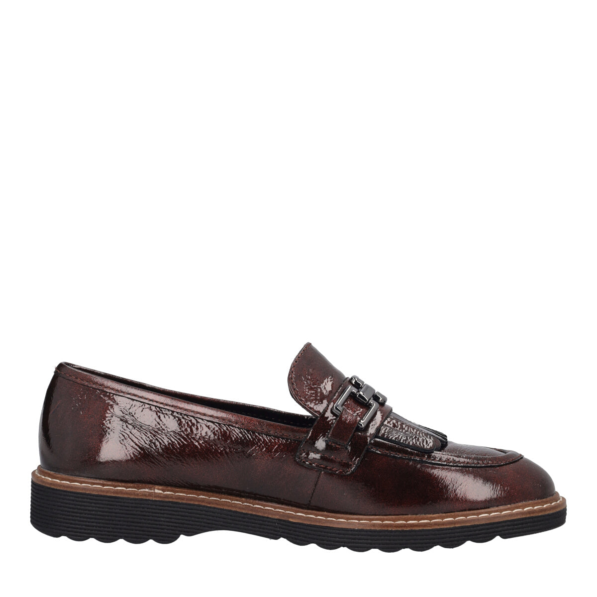 SIMPLY Mocassini Donna Borgogna