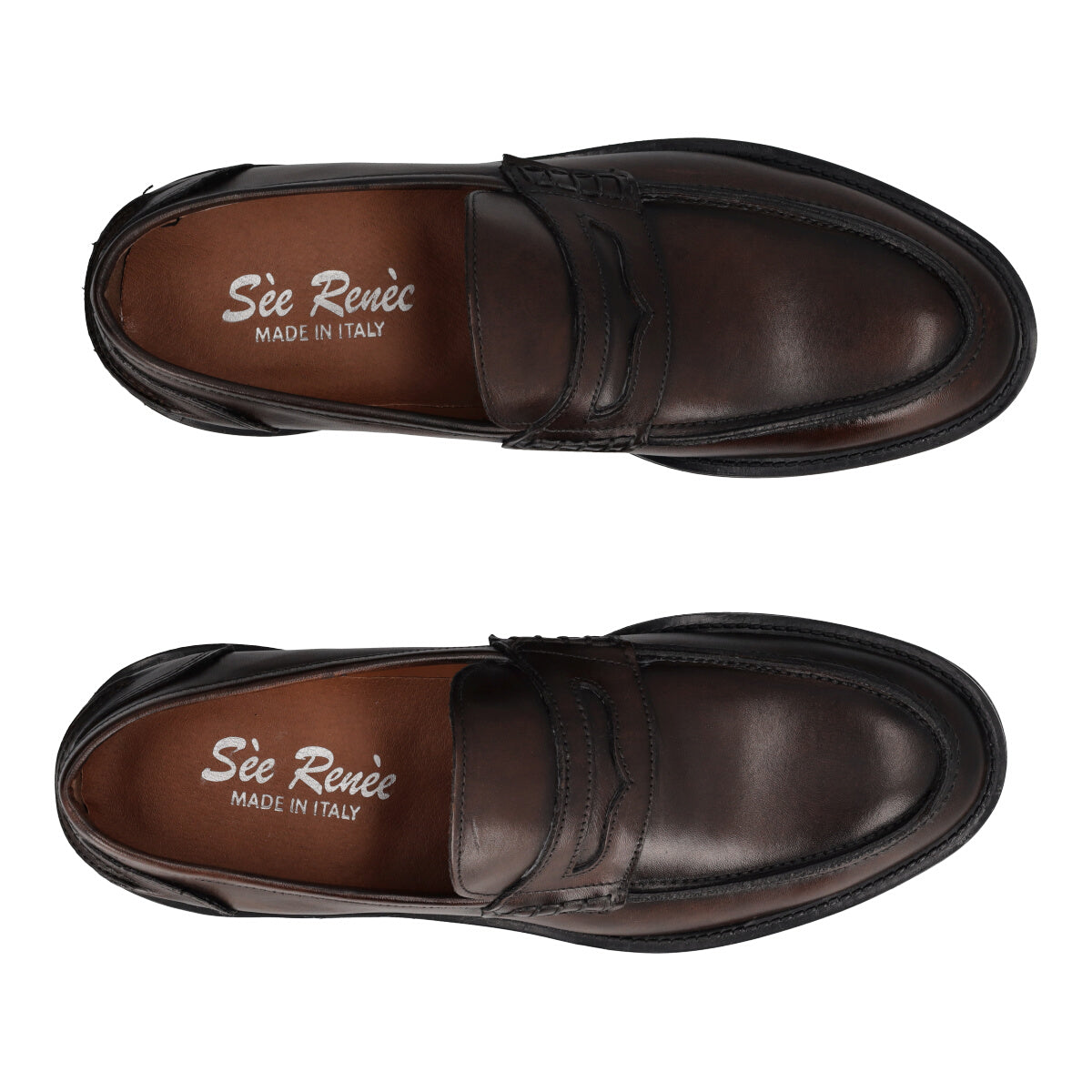 Mocassini Uomo Marroni in Pelle