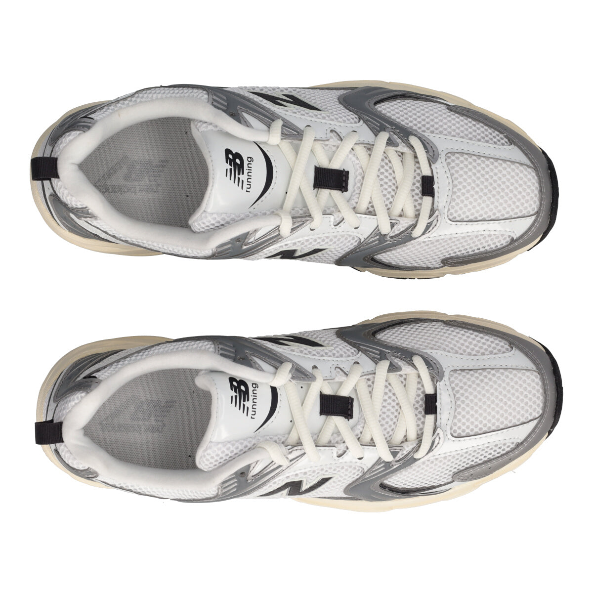 530 Sneakers Uomo Bianche e Argento