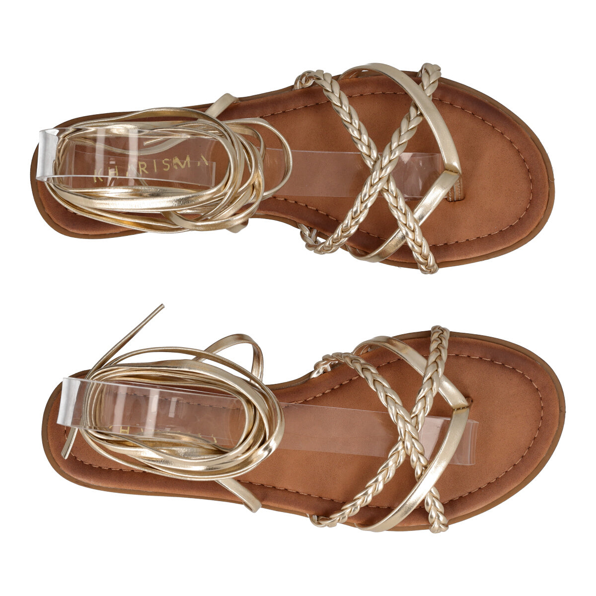 Sandalo Infradito Donna Oro