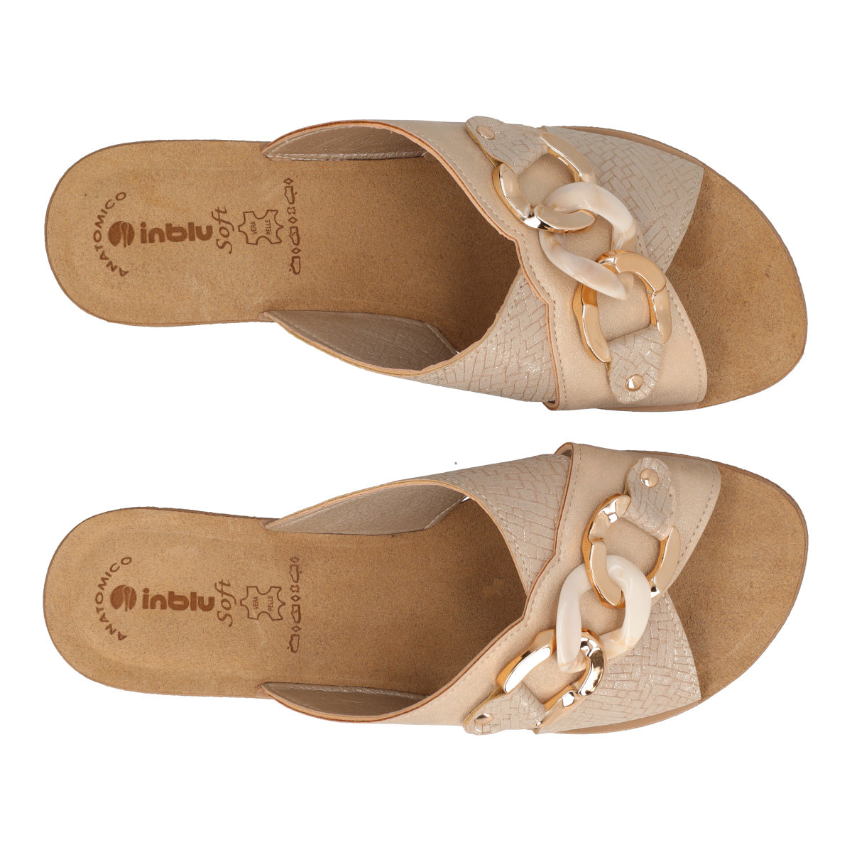 Ciabatte Comfort Donna Beige