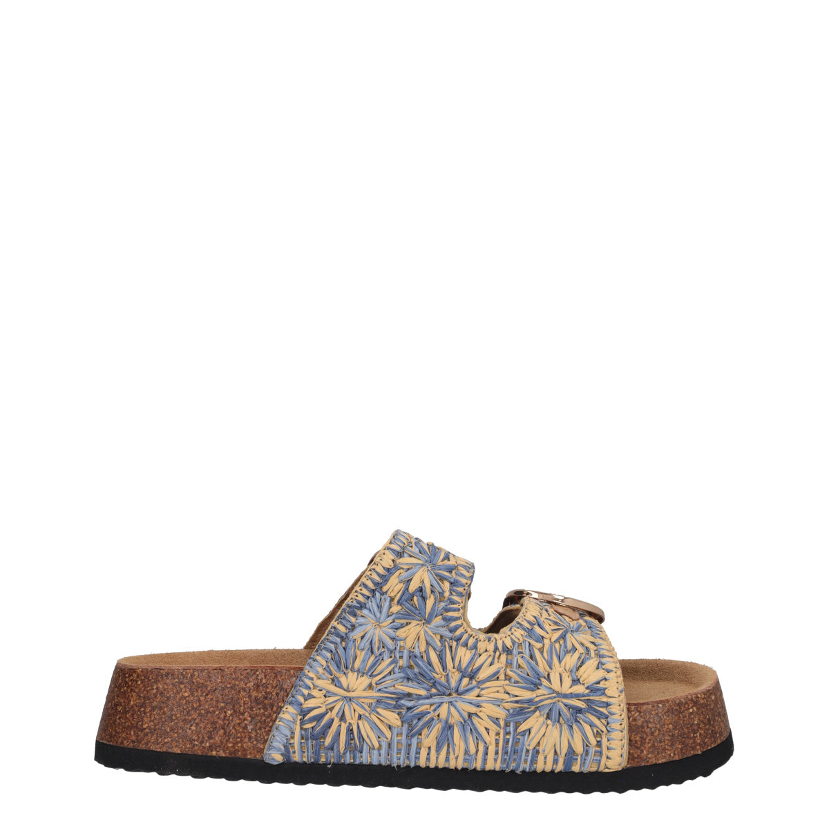 Ciabatte Donna Blu e Beige