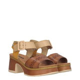Sandali con Tacco Donna Taupe