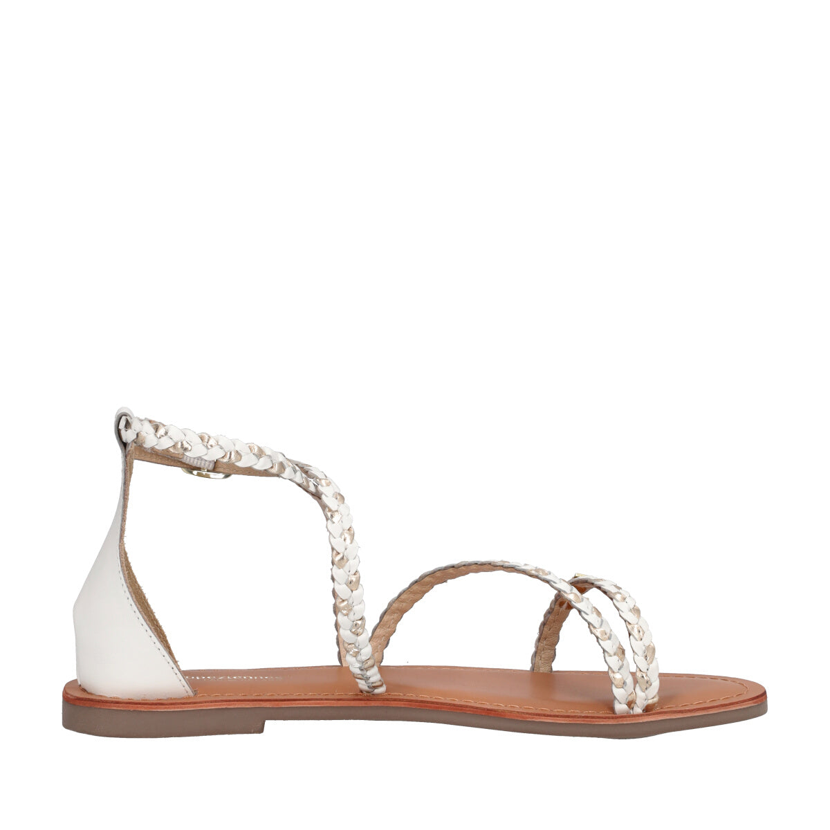 Sandali Donna Bianchi e Oro