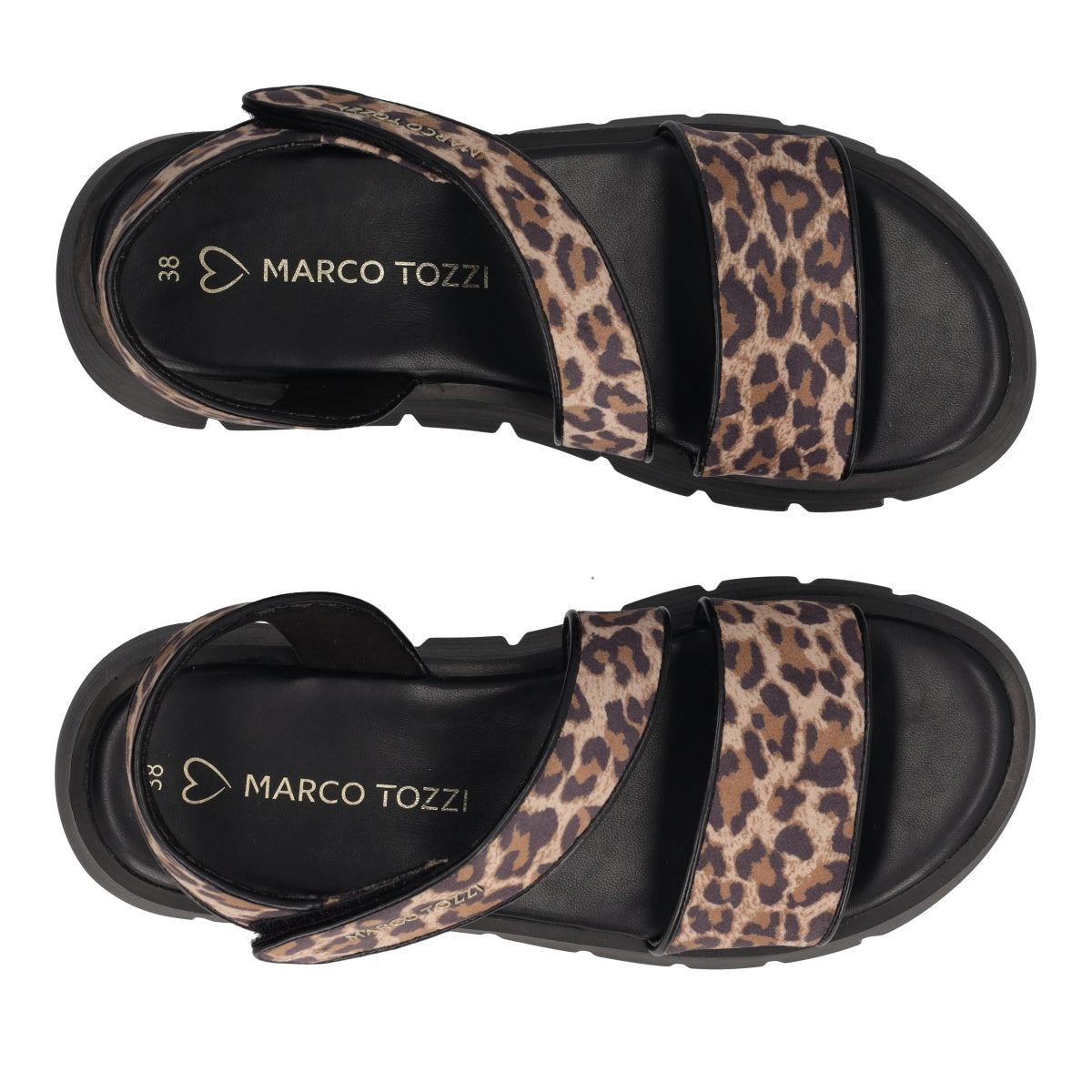 Sandali Donna Neri e Leopard
