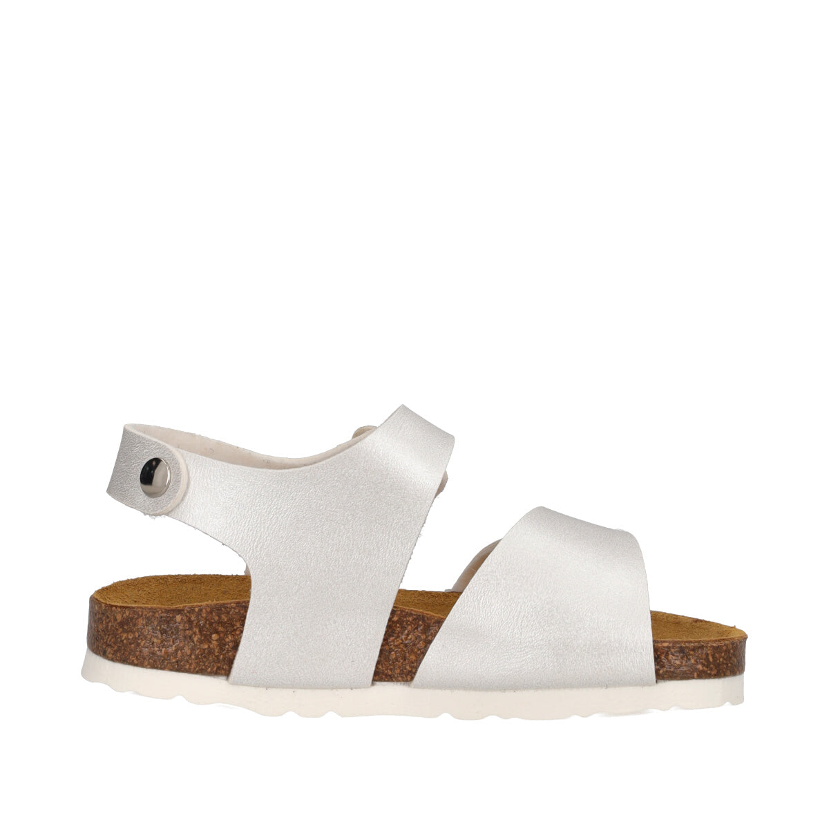 Sandali Bambina Bianchi e Argentati