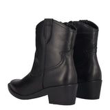 Stivaletti Texani Donna Neri in Pelle