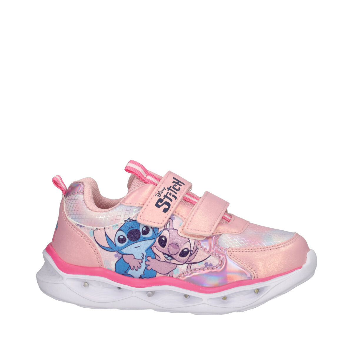 Sneakers Bambina Lillo e Stitch Rosa