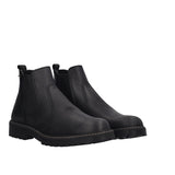 Stivalettii Uomo Neri in Pelle