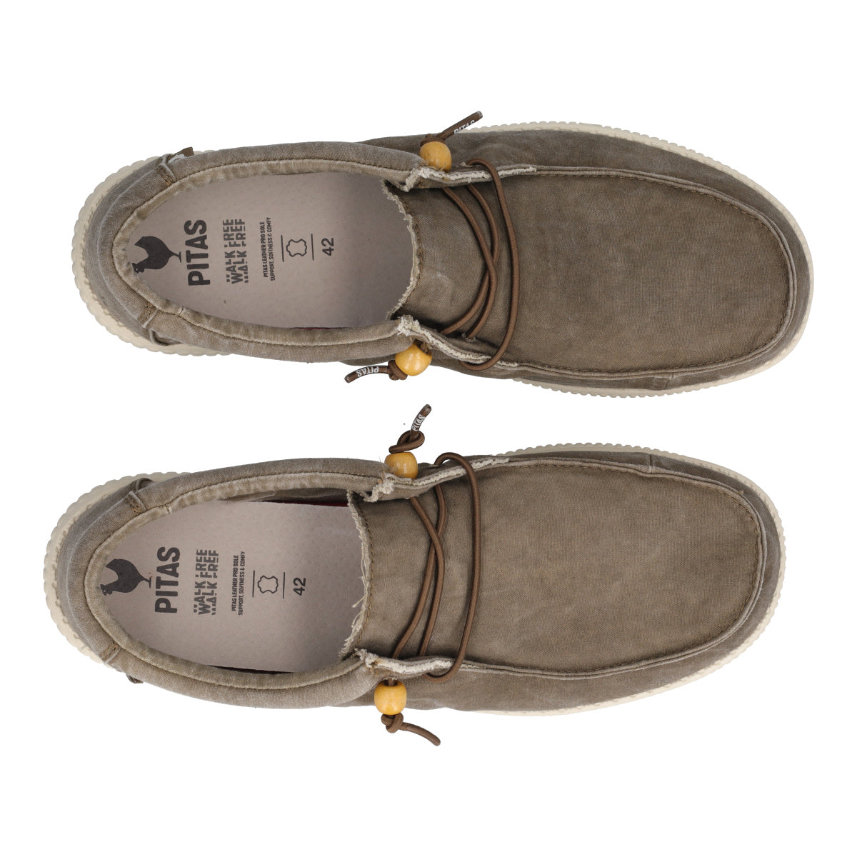 WALLABI WASHED Mocassini Uomo Taupe