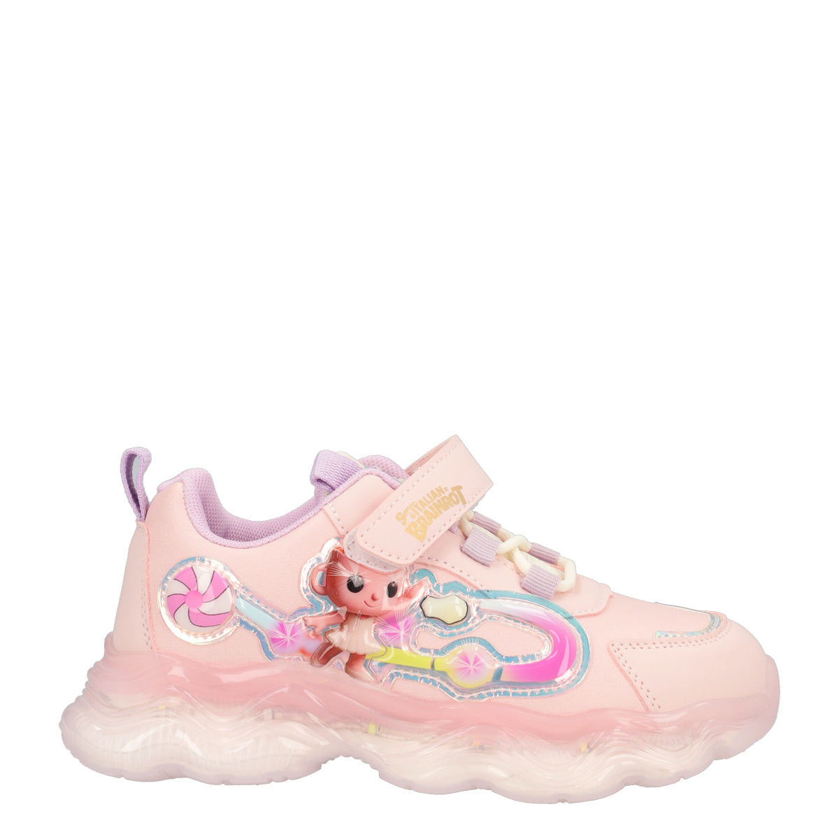 BUBBLE Sneakers Bambina Rosa - con Luci
