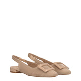 Slingback Donna Beige