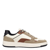 Sneakers Uomo Beige in Pelle