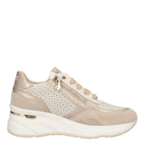 Sneakers Donna Oro e Beige
