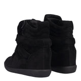 Sneakers Donna Nere con Zeppa