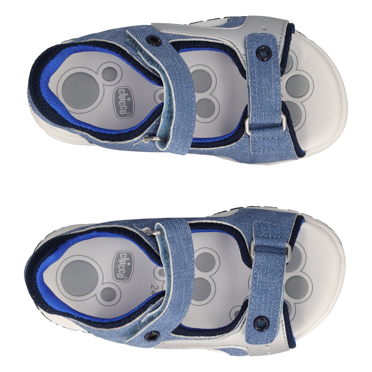 FIUME Sandali Bambino Azzurro Denim