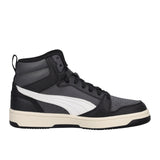 REBOUND V6 MID JR Sneakers Junior Nere e Bianche
