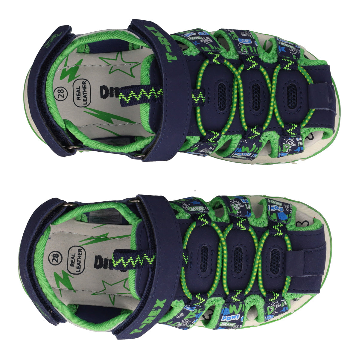 Sandalo Bambino Blu Dinosauri