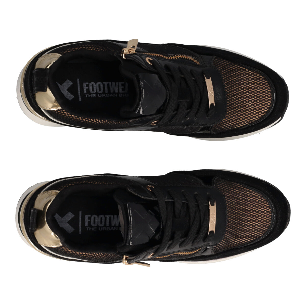 Sneakers Donna Nera e Oro