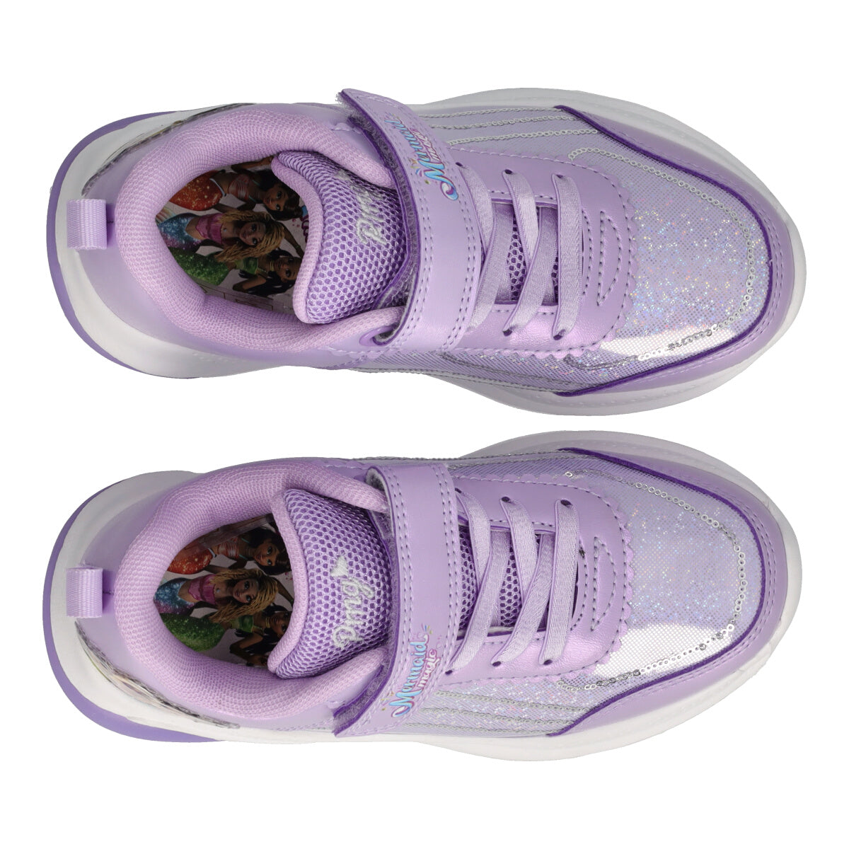 MERMAID B&G LIGHTS Sneakers Bambina Lilla