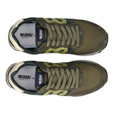 CLUB Sneakers Uomo Verdi in Pelle