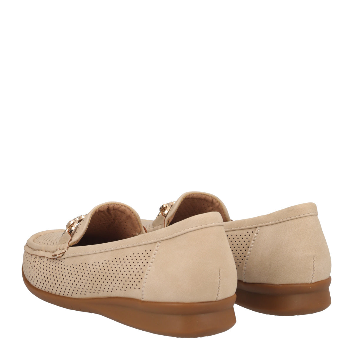 Mocassini Donna Beige
