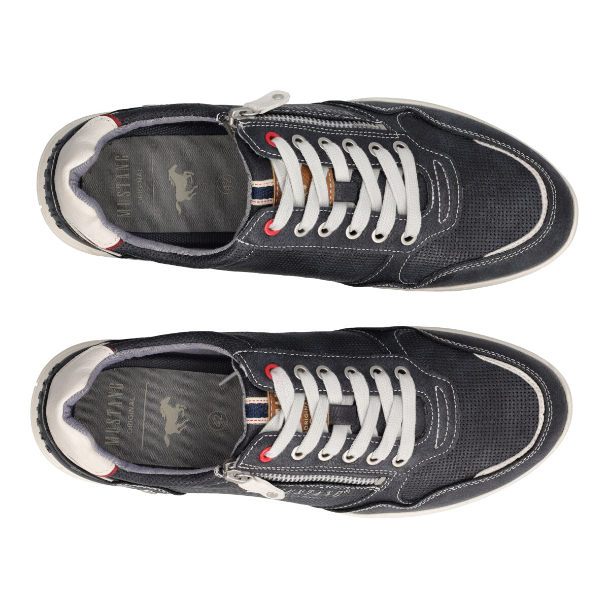 Sneakers con Zip Uomo Navy