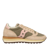 JAZZ TRIPLE Sneakers Donna Beige, Verdi e Rosa