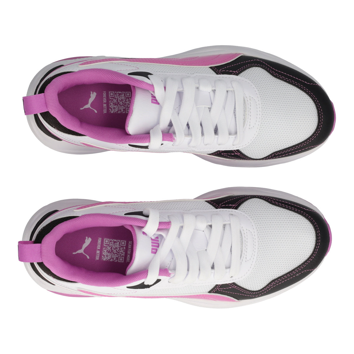 TRINITY 2 LT JELLY HEAVEN JR Sneakers Junior Bianche, Fuxia e Nere