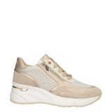 Sneakers Donna Oro e Beige