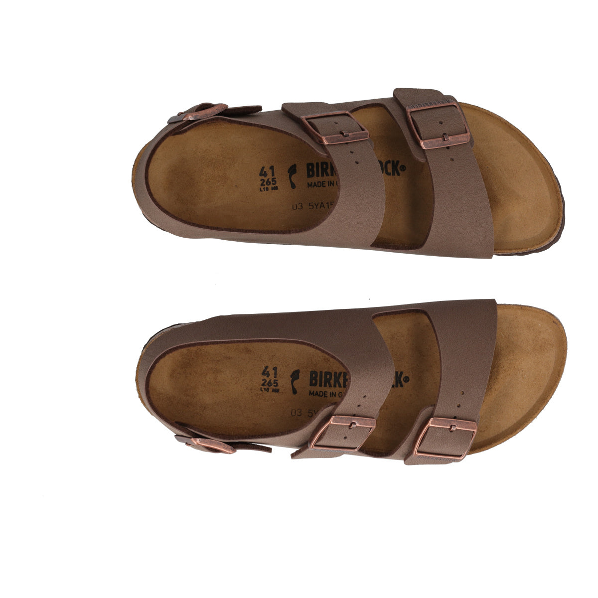 MILANO Sandali Uomo Mocca Regular Fit