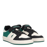 Sneakers Bambino Verdi, Bianche e Nere