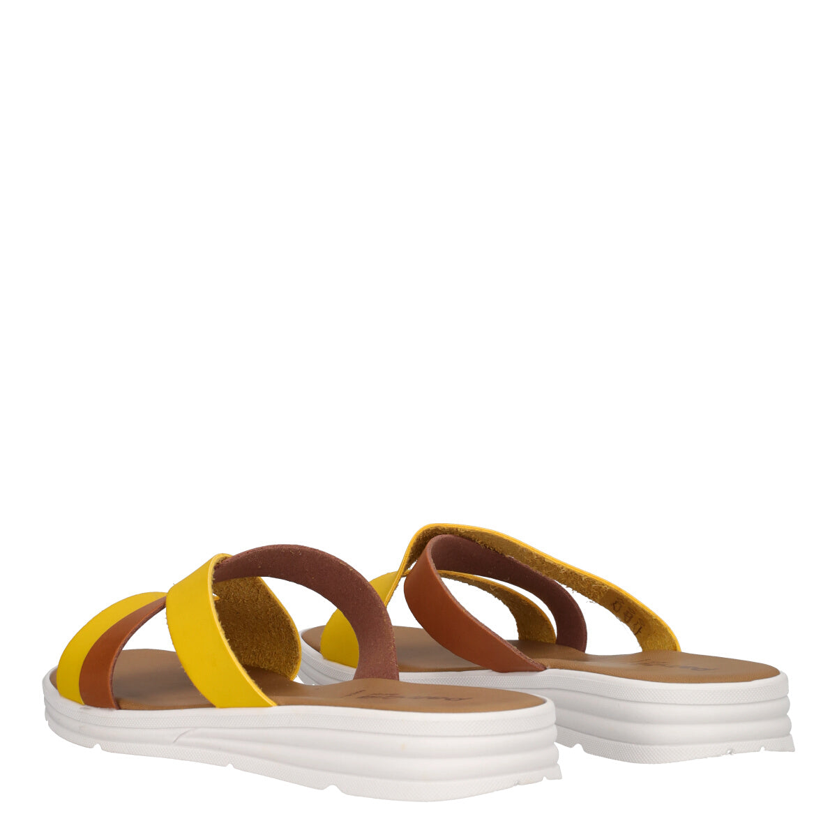 Ciabatte donna Gialle e Marroni