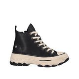 Sneakers Alte Donna Nere e Bianche