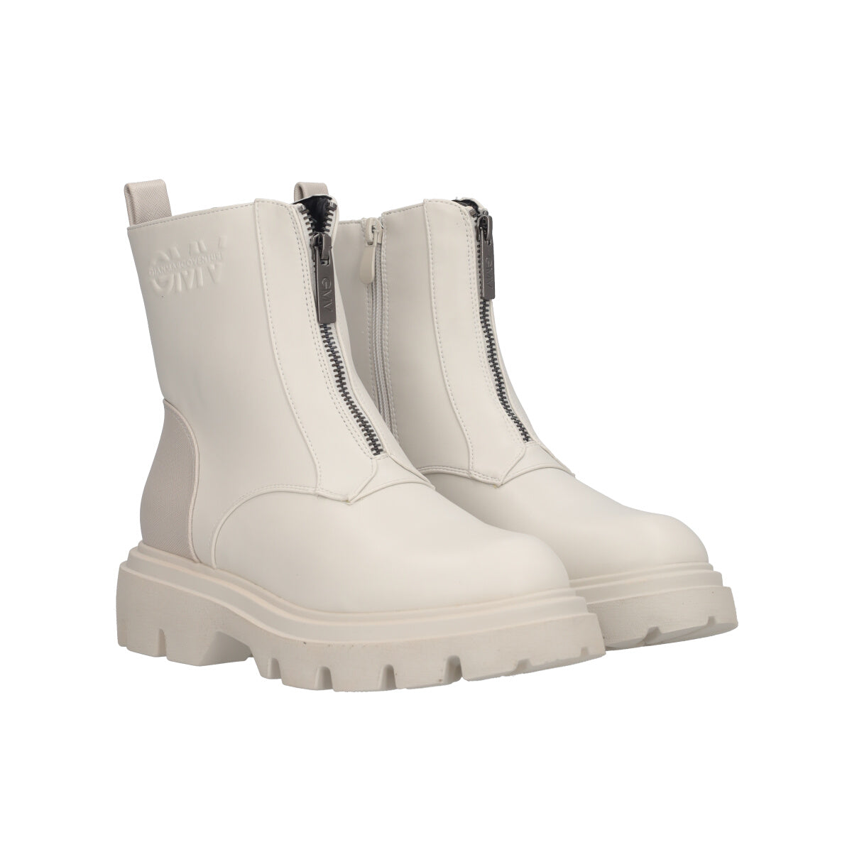 Stivalettii Donna Bianco Ghiaccio