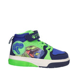 Sneakers Alte Bambino Blu e Verdi con Luci