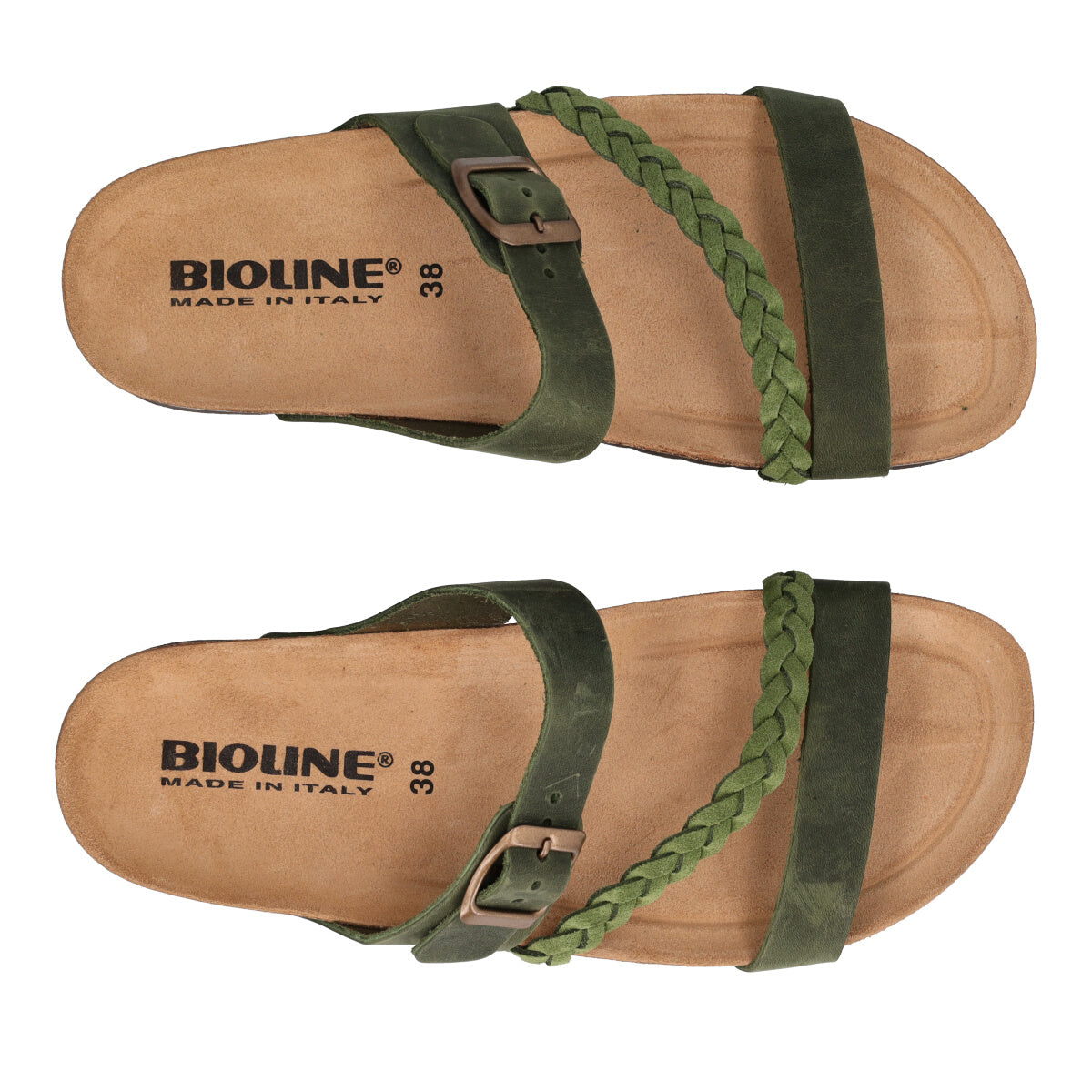 Ciabatte Donna Verde Ingrassato