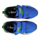 Sneakers Bambino Blu e Verde T-Rex con Luci