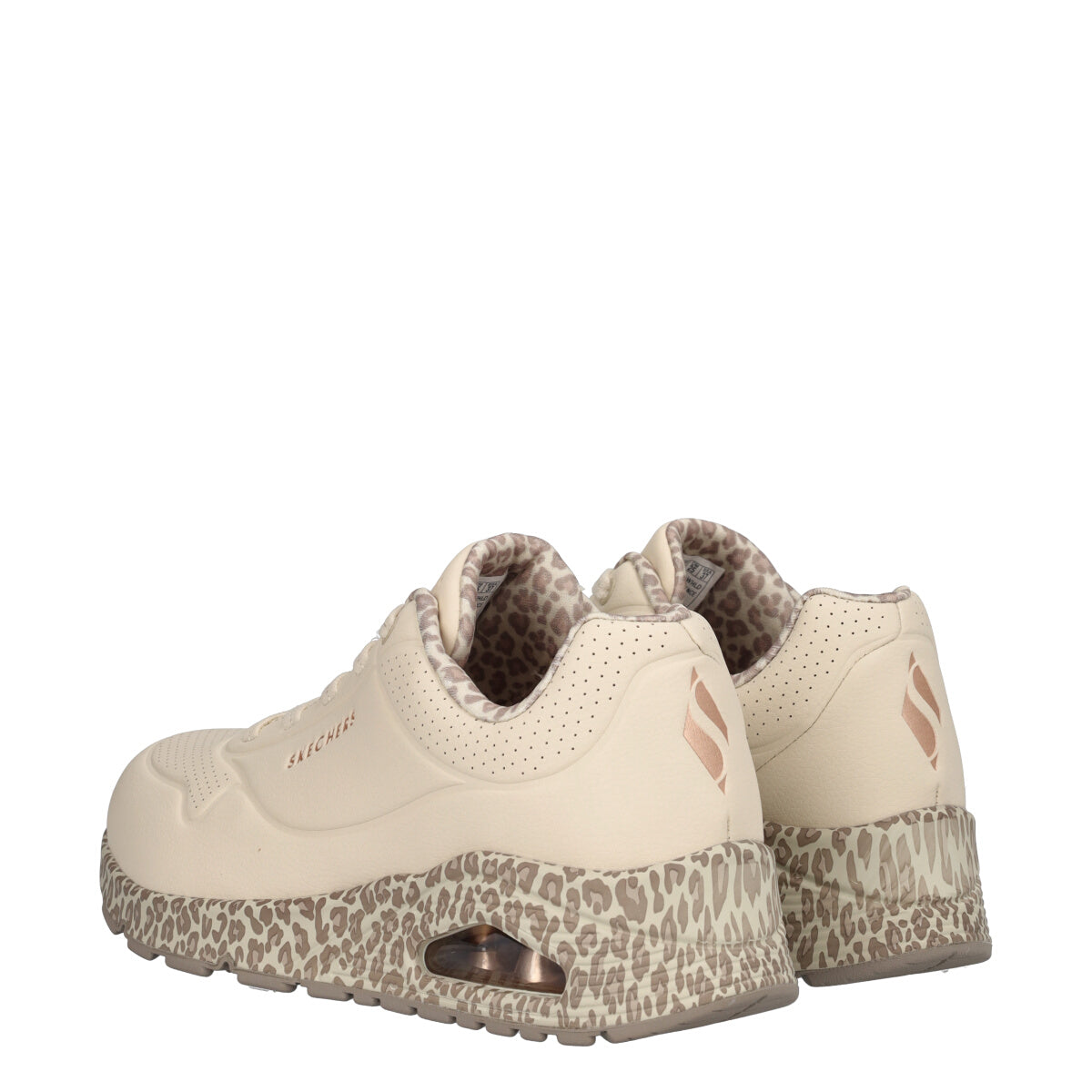 UNO Sneakers Donna Beige e Animalier