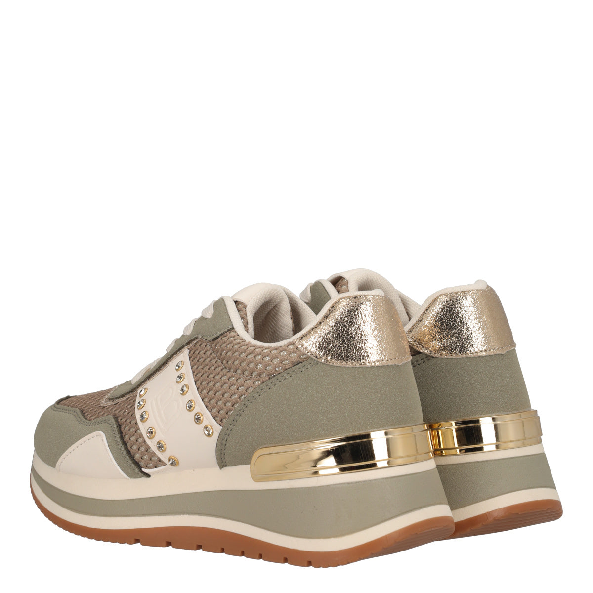 Sneakers Donna Verdi con Zeppa